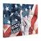 Stupell Industries Rock And Roll Hand And American Flag Design Canvas Wall Art